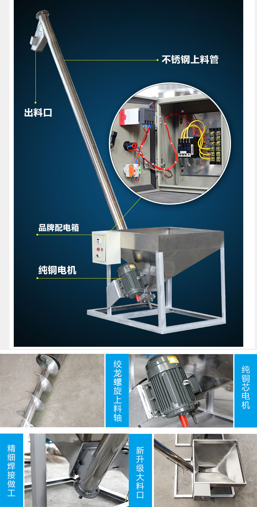 大傾角皮帶輸送機結（jié）構（gòu）