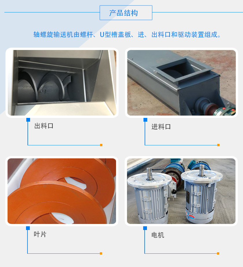 U型螺旋（xuán）輸送機產品結構