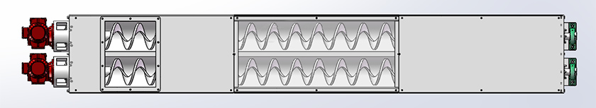 雙無軸螺旋輸送機（jī）結構原理