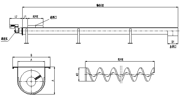 汙泥輸（shū）送機結構